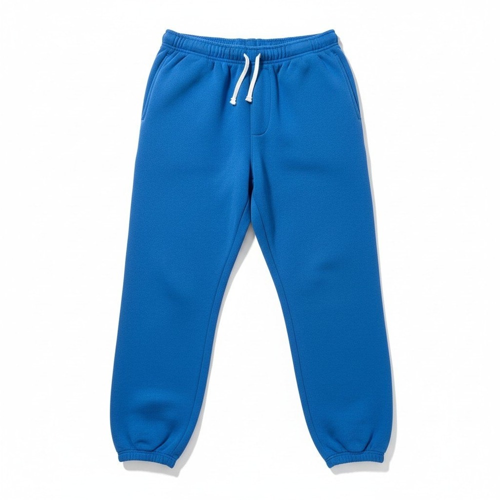 Pannill Vintage Blue Sweatpants, Woman's‎ Medium Joggers, Made In USA, Retro 90s